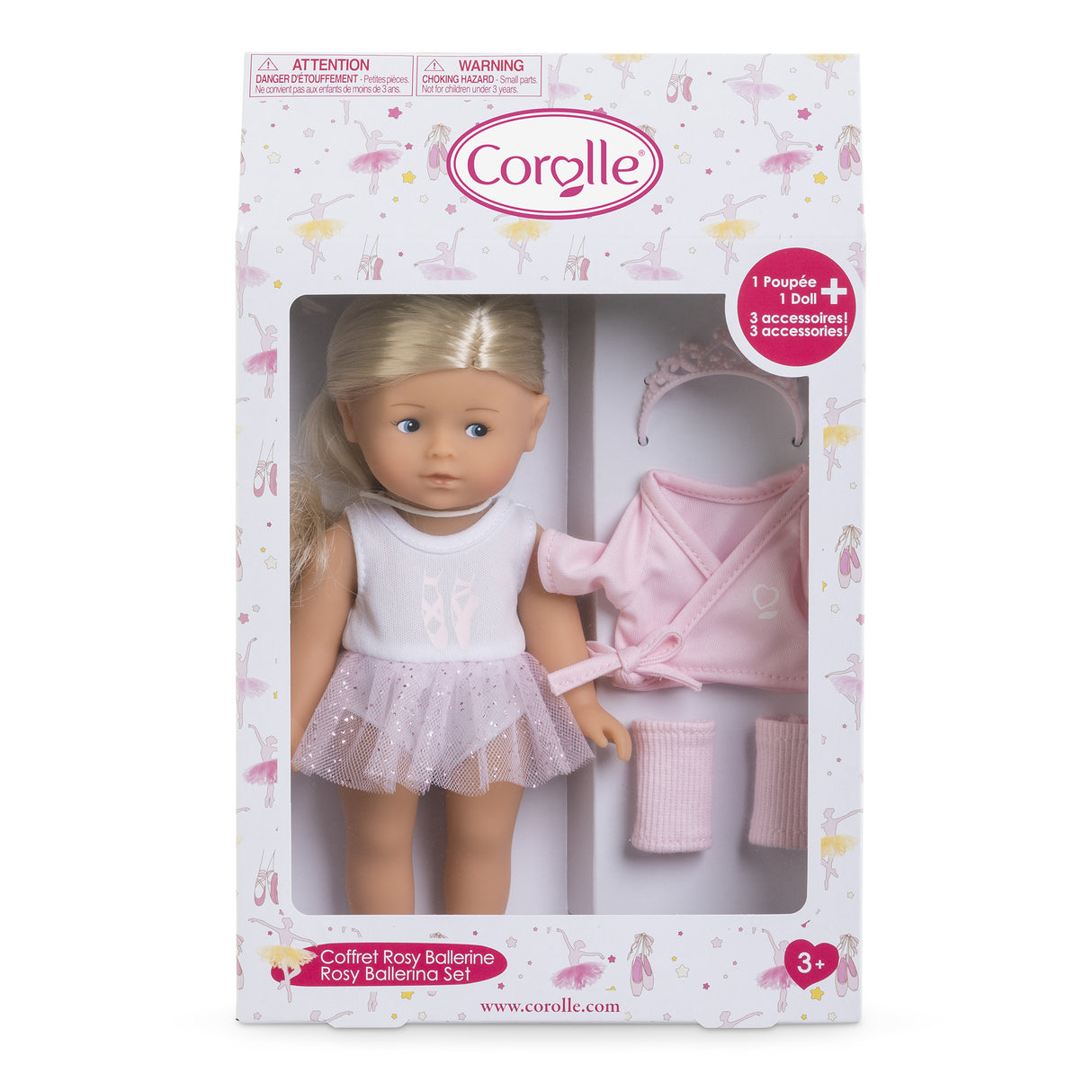 Coffret poupée - COROLLE - Mini Corolline Rosy Ballerine - 20 cm - Des 3 ans