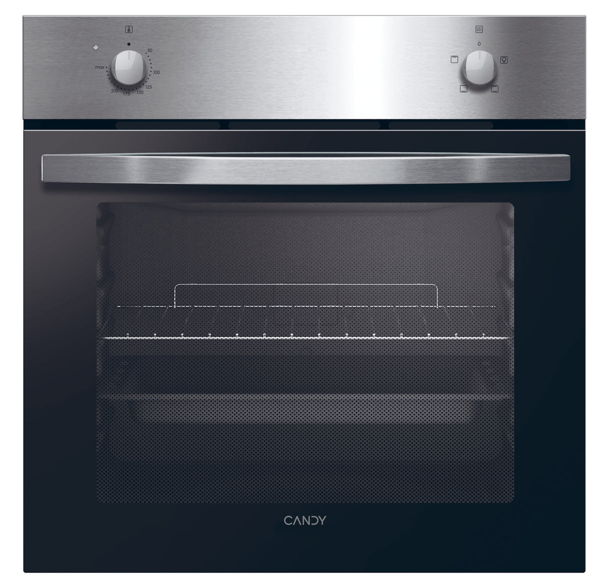Four encastrable - Convection naturelle - CANDY FIDC X100 - 70L - Inox et noir - Classe A