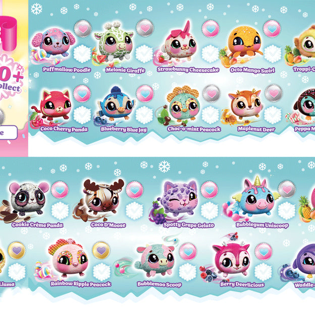 Animaux en peluche - COOKEEZ MAKERY - Yum Yumz Double Glace - Modele aléatoire