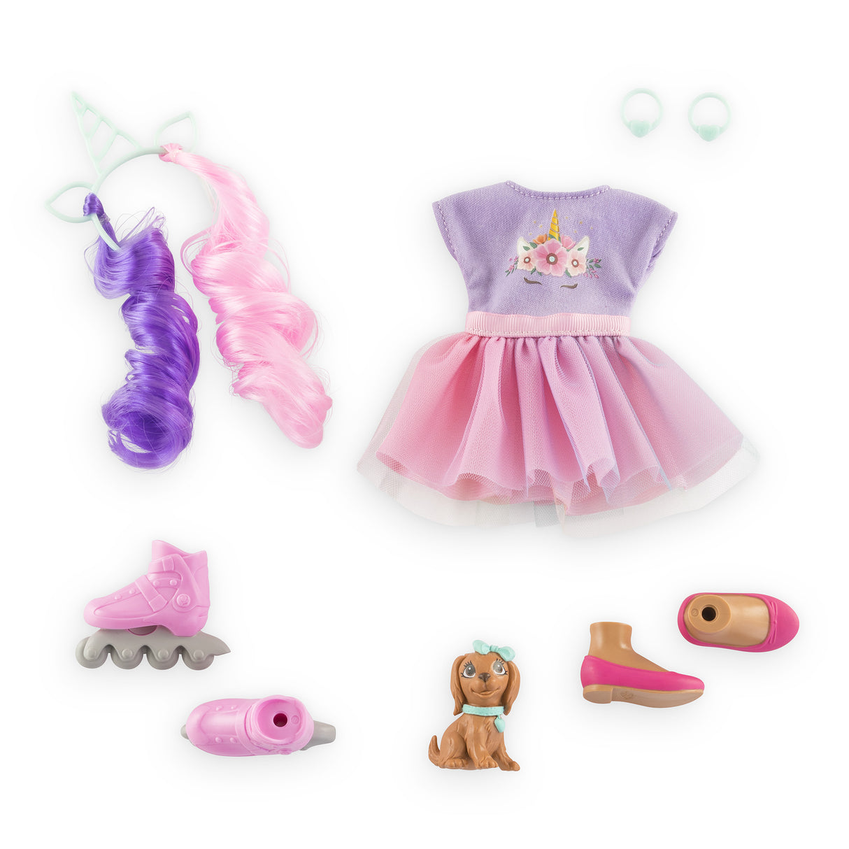 Poupée mannequin - COROLLE - Luna Licorne - 28 cm - 4 accessoires - Mixte