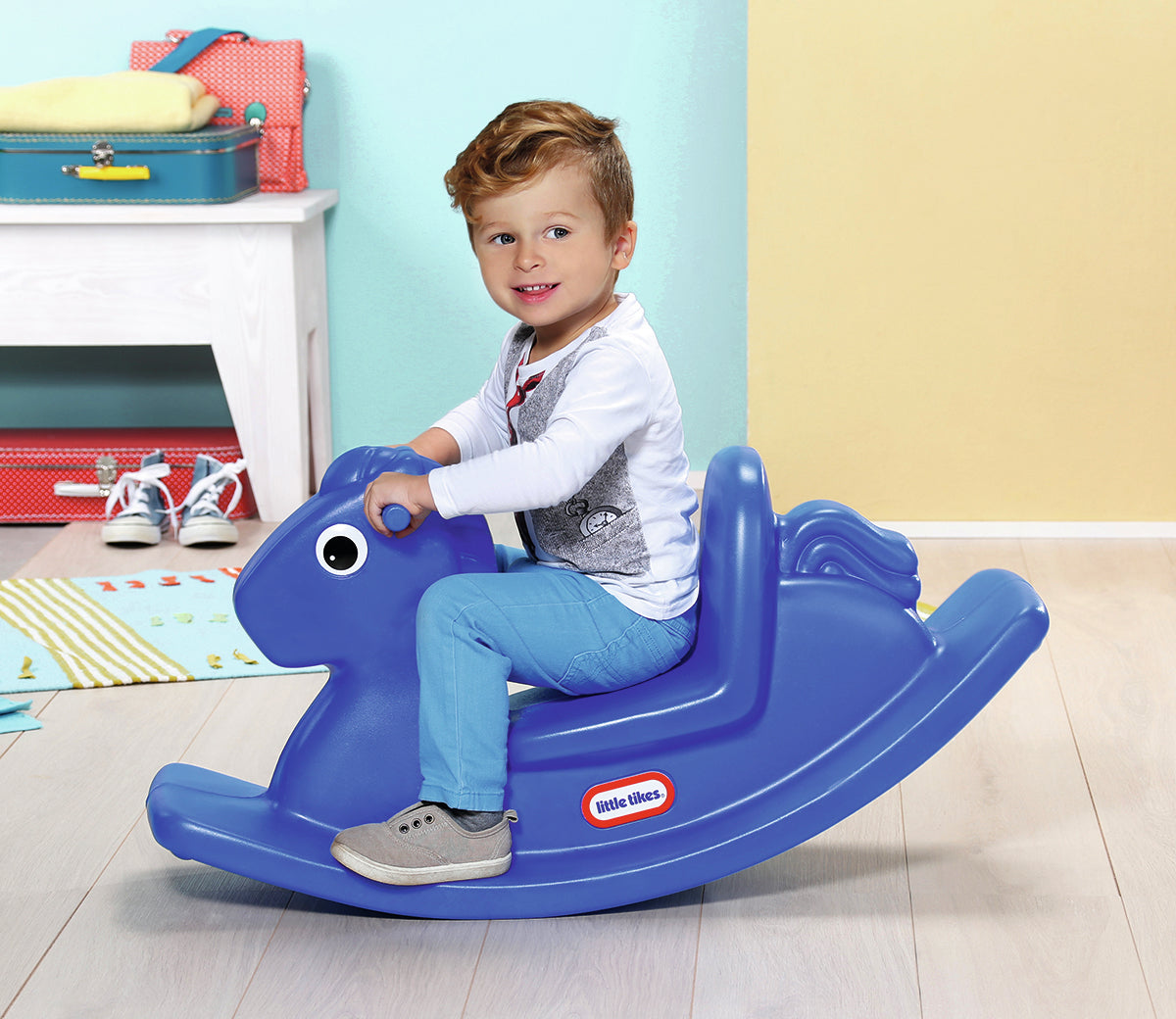 Cheval a bascule - Little Tikes - 12 Mois a 3 Ans - Poignées facile a attrapper & Selle Stable et Sécurisée- Construction durable