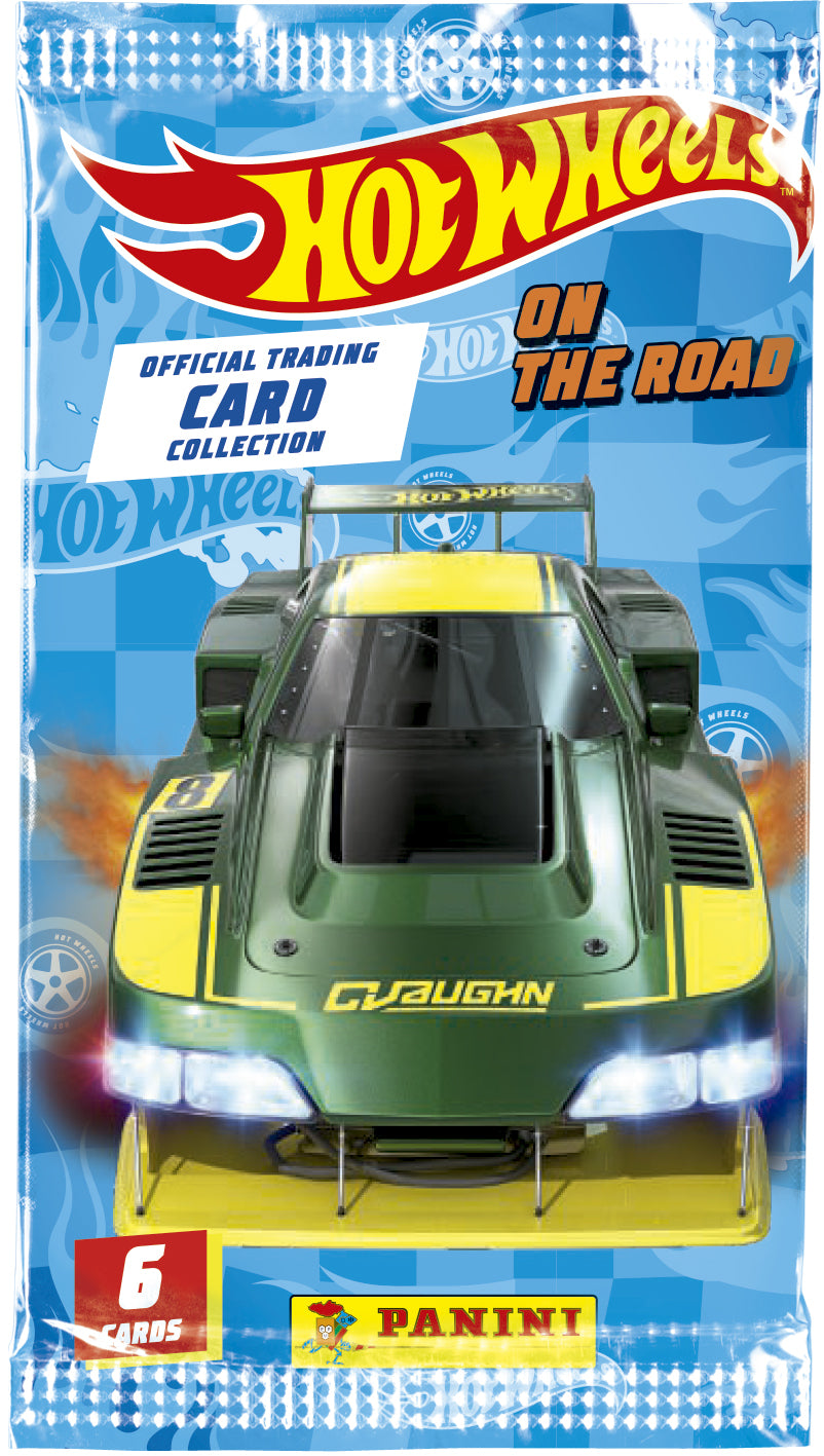 Boîte de Stickers - PANINI - Hot Wheels TC - 24 pochettes - 1 carte édition limitée - 144 stickers