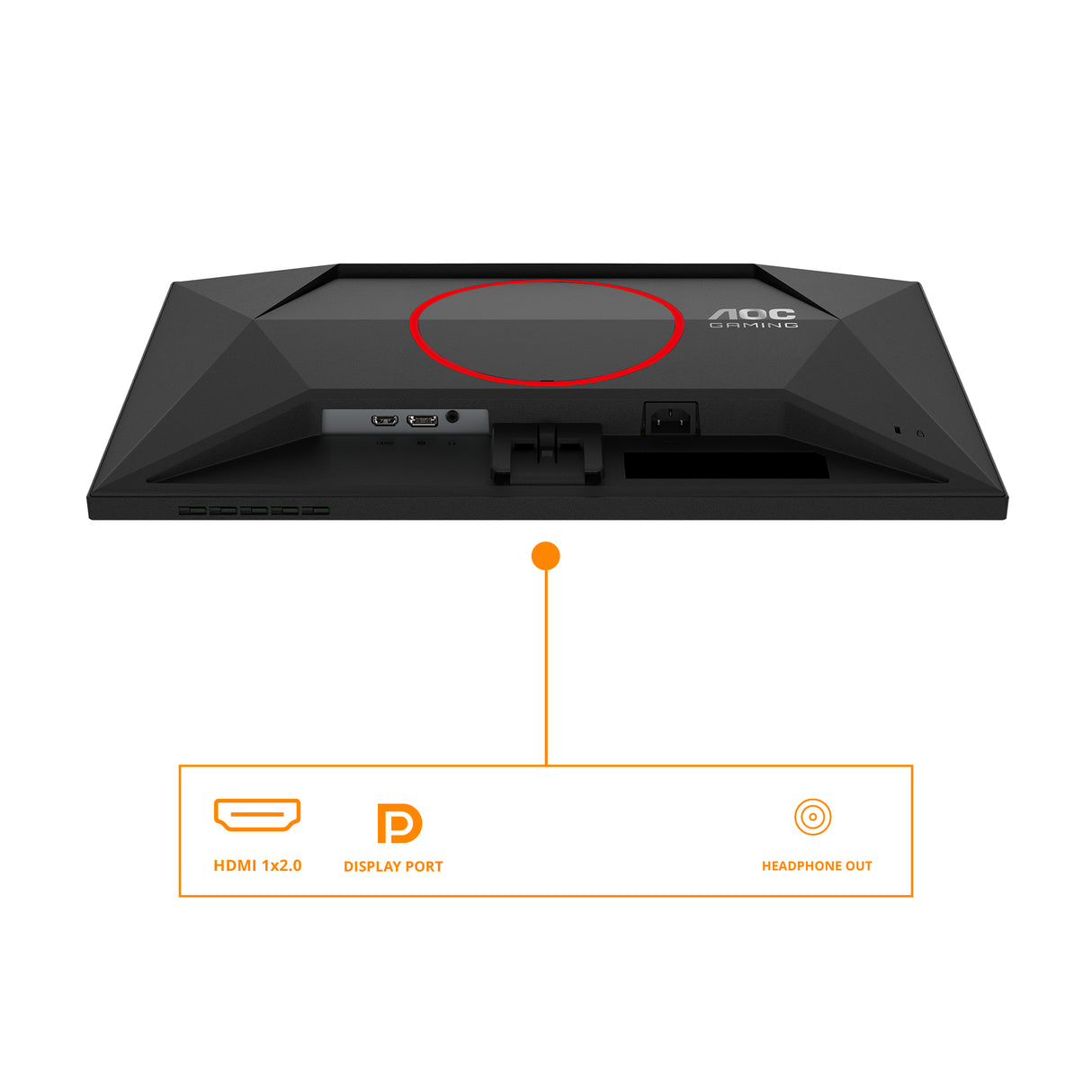Ecran PC Gamer - AOC - 23,8'' - QHD - 180Hz - Dalle Fast IPS - 0,5ms - Q24G4RE