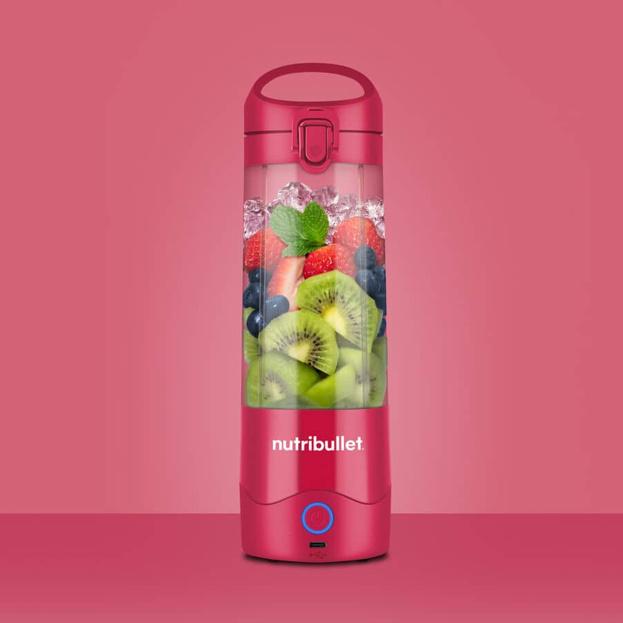 Blender portable - NUTRIBULLET - NBP003MA - 100 W - Tasse 475 ml - Sans BPA - Magenta