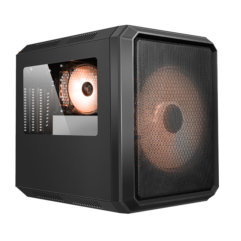 Boitier Cube Micro ATX iTek QBO 8 Evo RGB avec fenêtre (Noir)