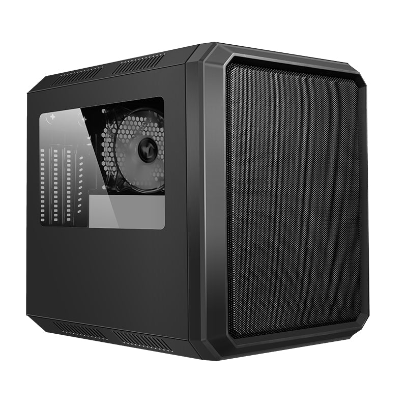 Boitier Cube Micro ATX iTek QBO 8 Evo RGB avec fenêtre (Noir)