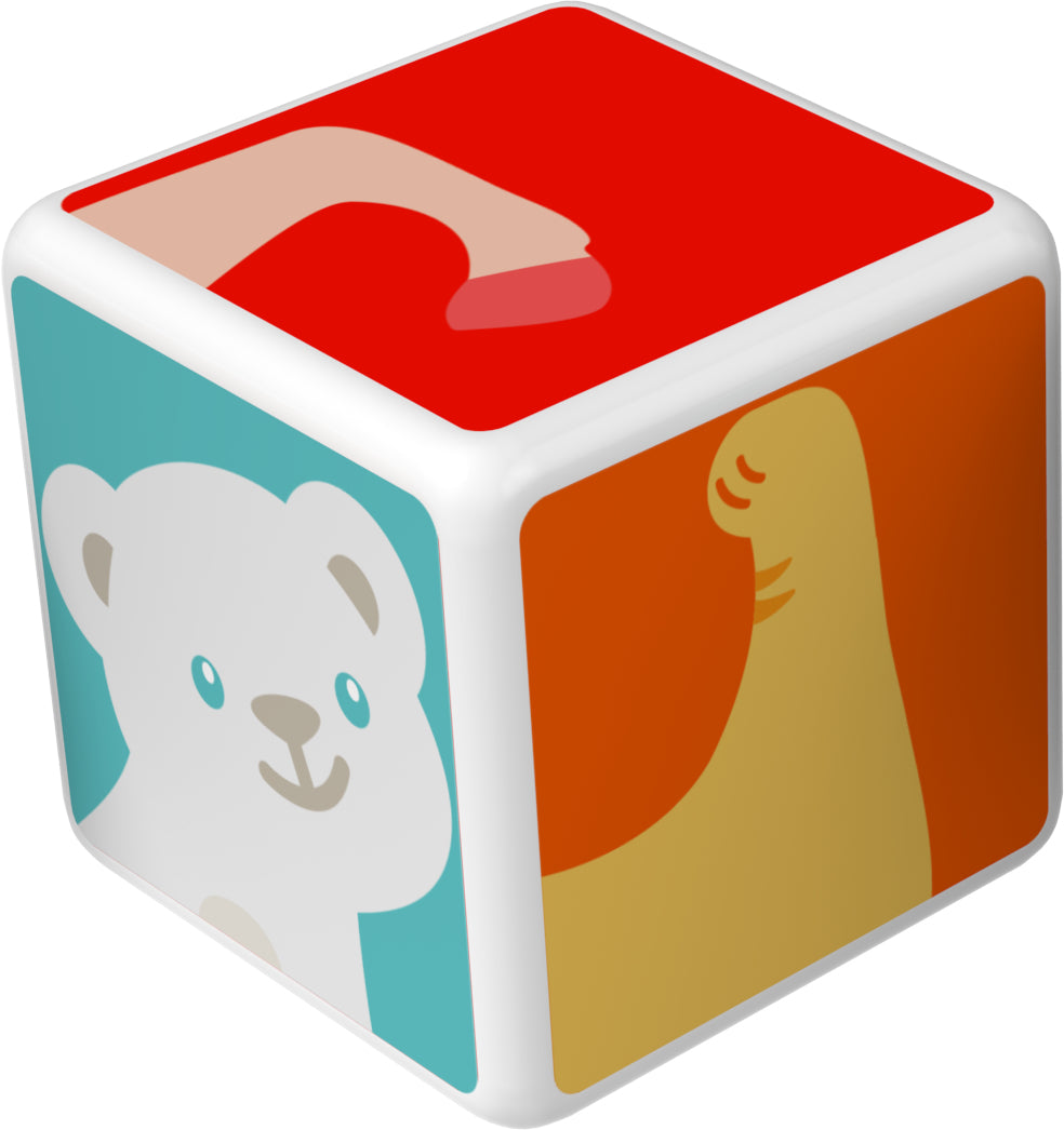 Blocs magnétiques - GEOMAG - Magicube 132 - 7 pieces - Animaux imprimés - Cartes incluses