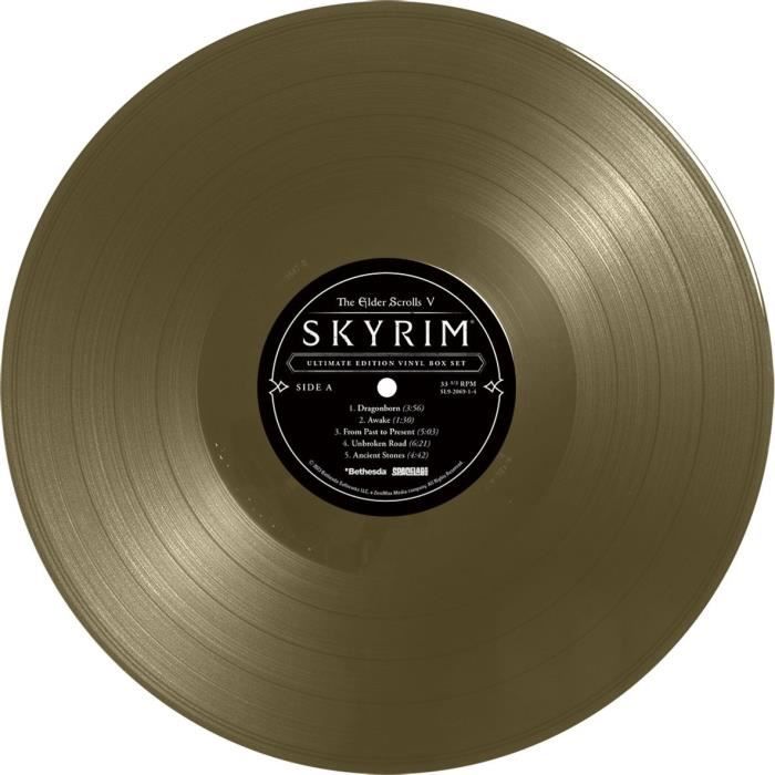 Vinyles - The Elder Scrolls V: Skyrim - Ultimate Gold Edition Vinyl Box Set - 4LP