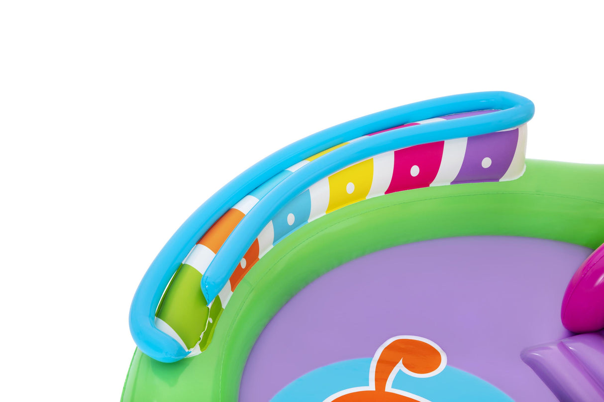 Aire de jeu gonflable - Bestway - Sing'n Splash - 295 x 190 x 137 cm - pataugeoire