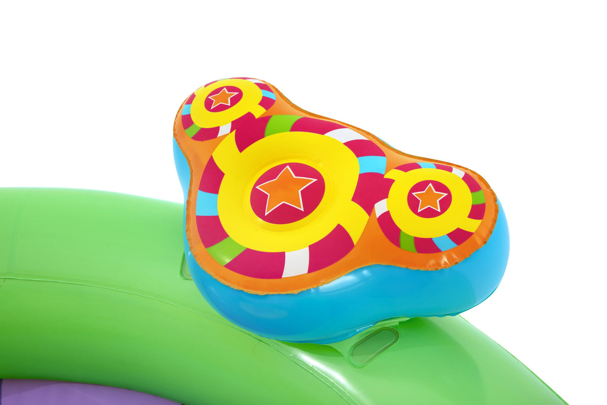 Aire de jeu gonflable - Bestway - Sing'n Splash - 295 x 190 x 137 cm - pataugeoire