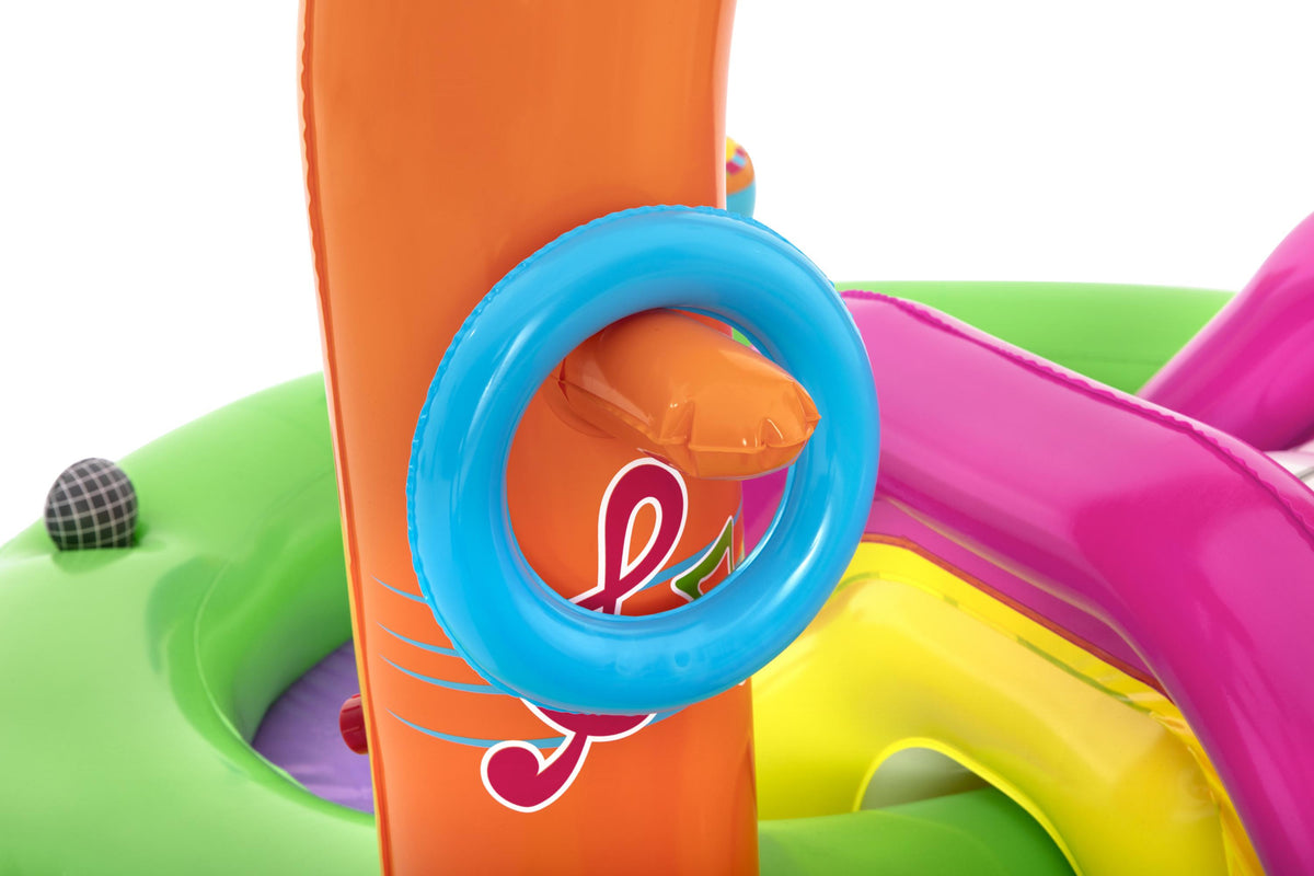 Aire de jeu gonflable - Bestway - Sing'n Splash - 295 x 190 x 137 cm - pataugeoire