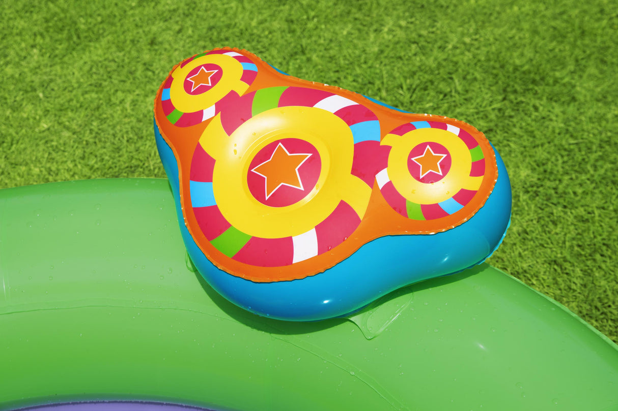 Aire de jeu gonflable - Bestway - Sing'n Splash - 295 x 190 x 137 cm - pataugeoire