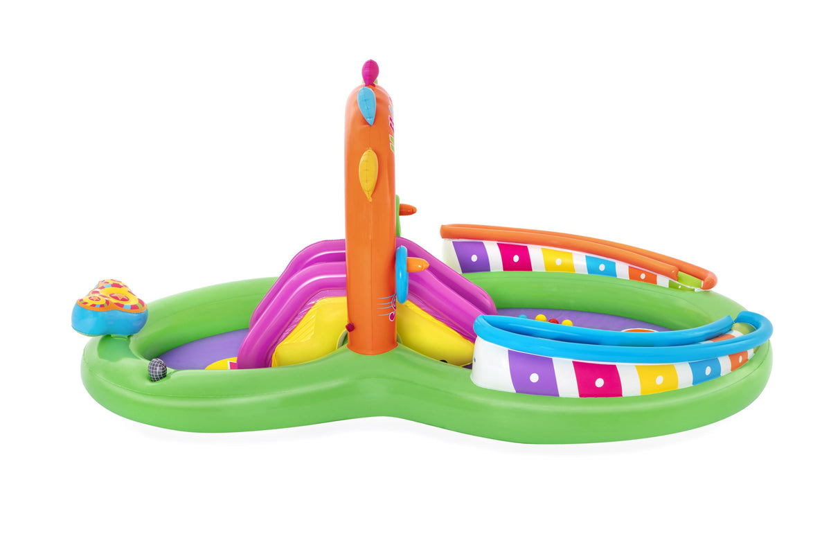 Aire de jeu gonflable - Bestway - Sing'n Splash - 295 x 190 x 137 cm - pataugeoire
