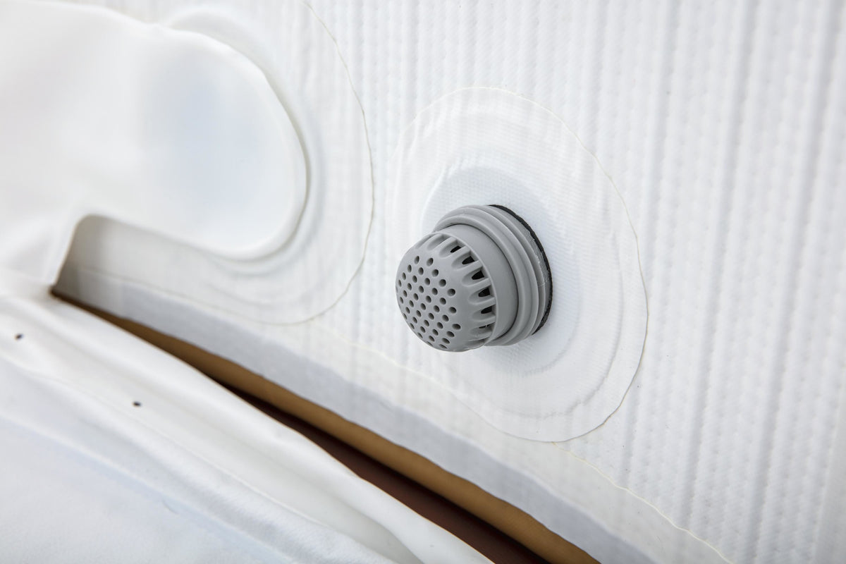Spa gonflable BESTWAY - Lay-Z-Spa Helsinki - 180 airjets - 180 x 66 cm - 5 a 7 places - Rond (couverture, cartouche, diffuseur)