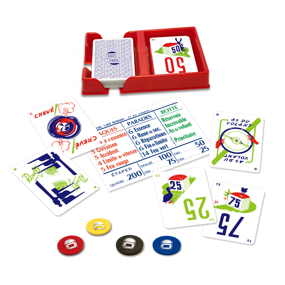 Mille bornes Prestige - Jeu de société - DUJARDIN - Des 6 ans