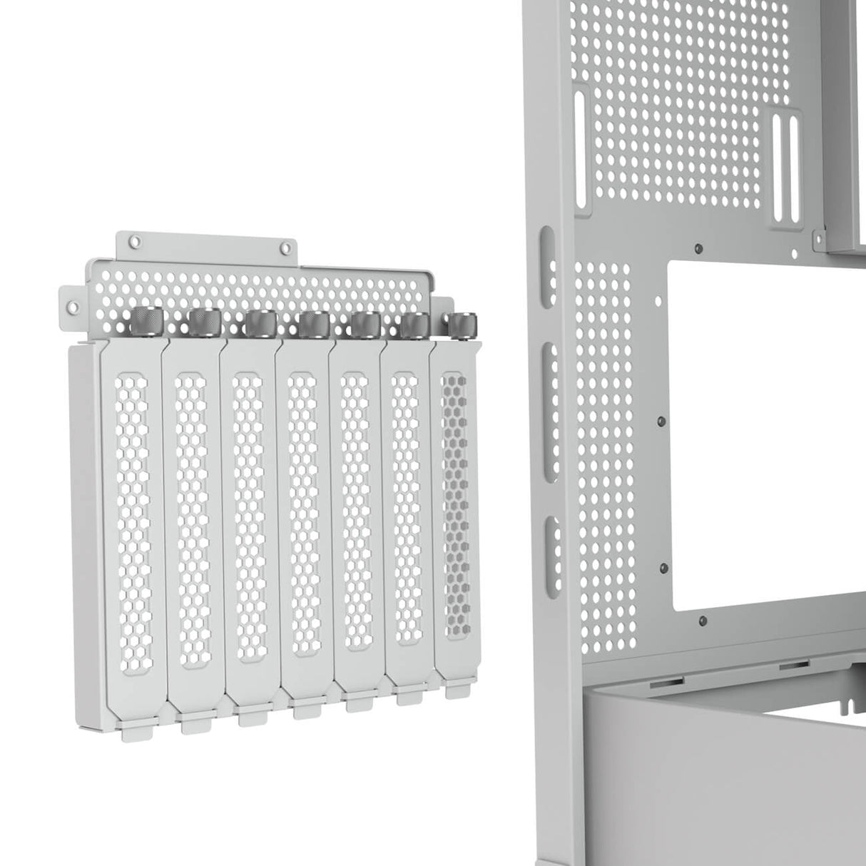 Boitier Moyen Tour E-ATX Cougar FV270 RGB avec panneaux vitrés (Blanc)
