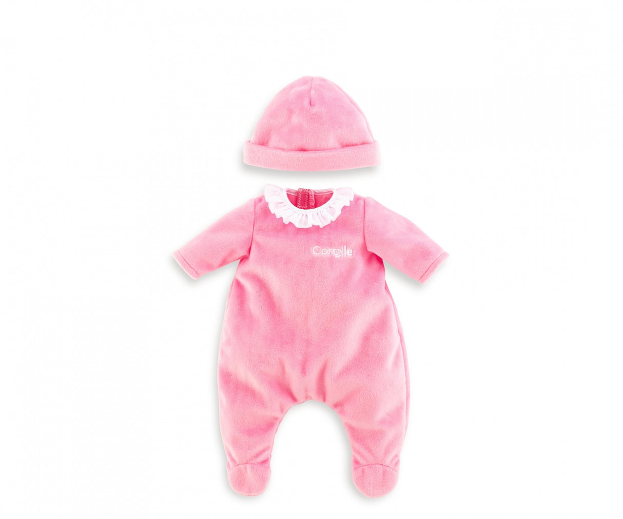Pyjama Rose et Bonnet - COROLLE - Vetements - Pour Poupon 36cm - Des 2 ans