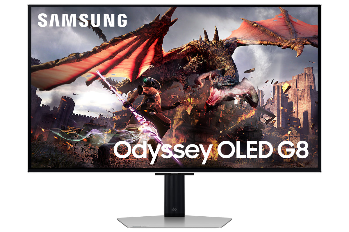 Ecran PC Gamer - SAMSUNG - 32'' - 4K UHD - 240Hz - Dalle OLED - 0,03ms - Ajustable en hauteur - Odyssey OLED G8 G80SD