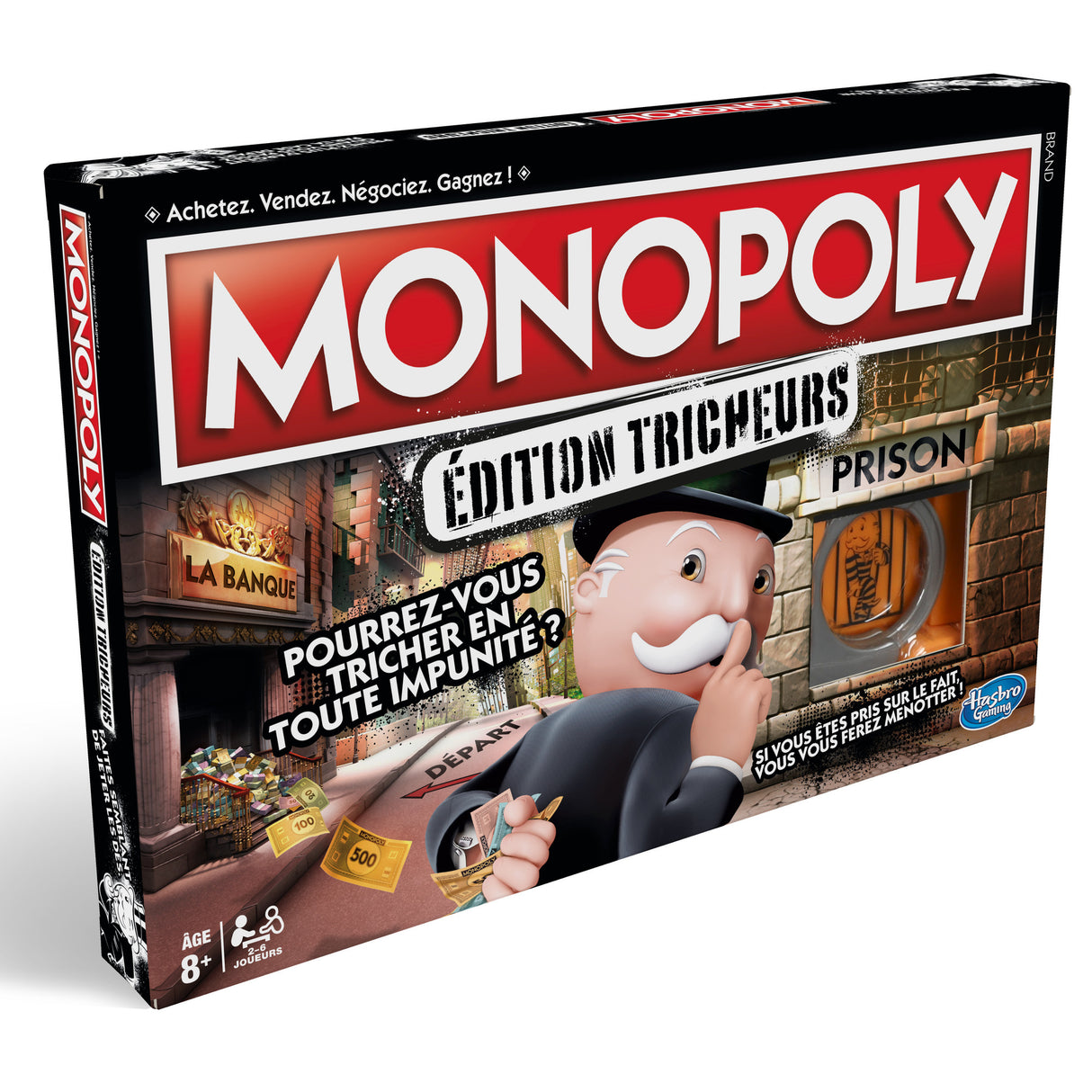 Monopoly Tricheurs, Jeu de societe, Jeu de plateau, Version francaise