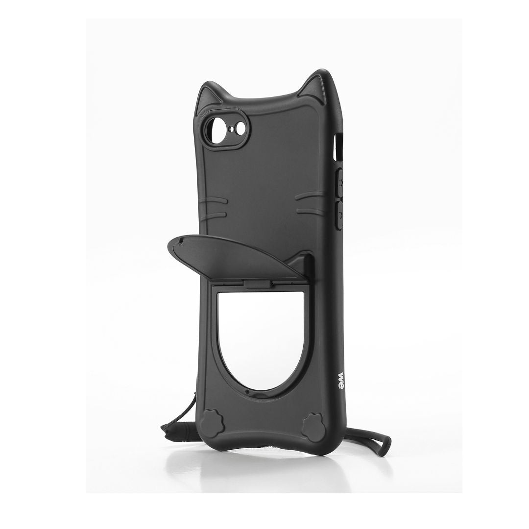 WE Coque de protection CHAT APPLE IPHONE 7 / 8 / SE 2020 Noir
