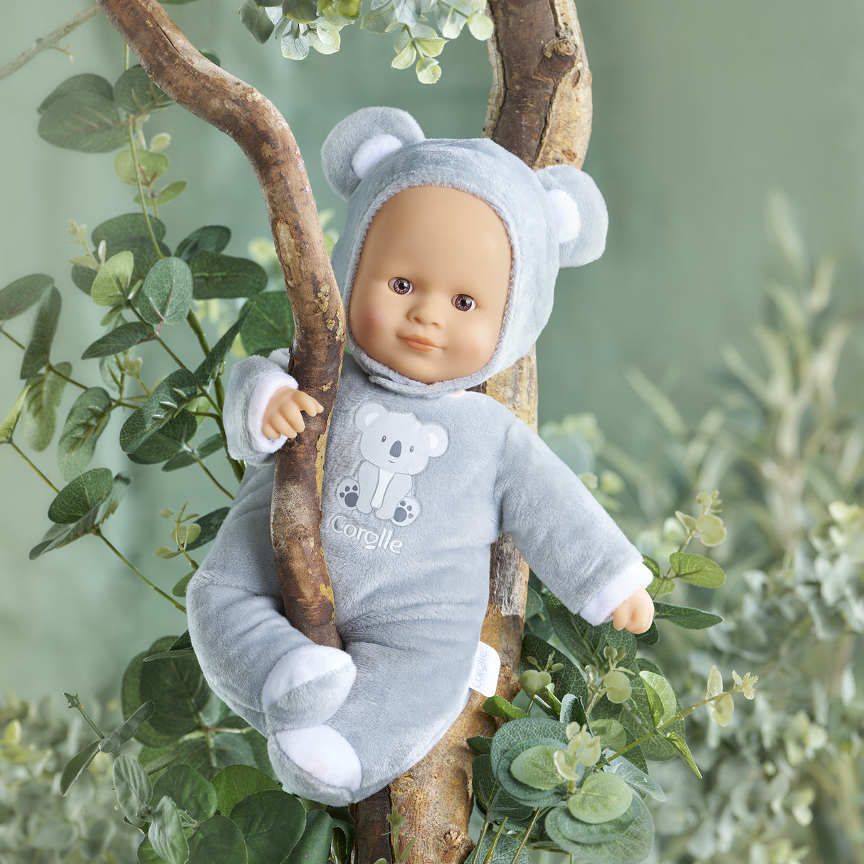 Mon Doudou COROLLE - Pti' Coeur Koala - 30 cm - petit poupon - senteur de vanille - des 9 mois