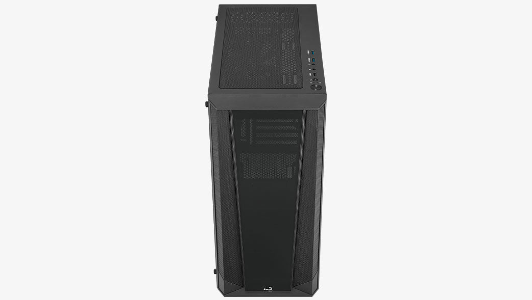Boitier Moyen Tour ATX AeroCool Prism v1 avec panneaux vitrés (Noir)