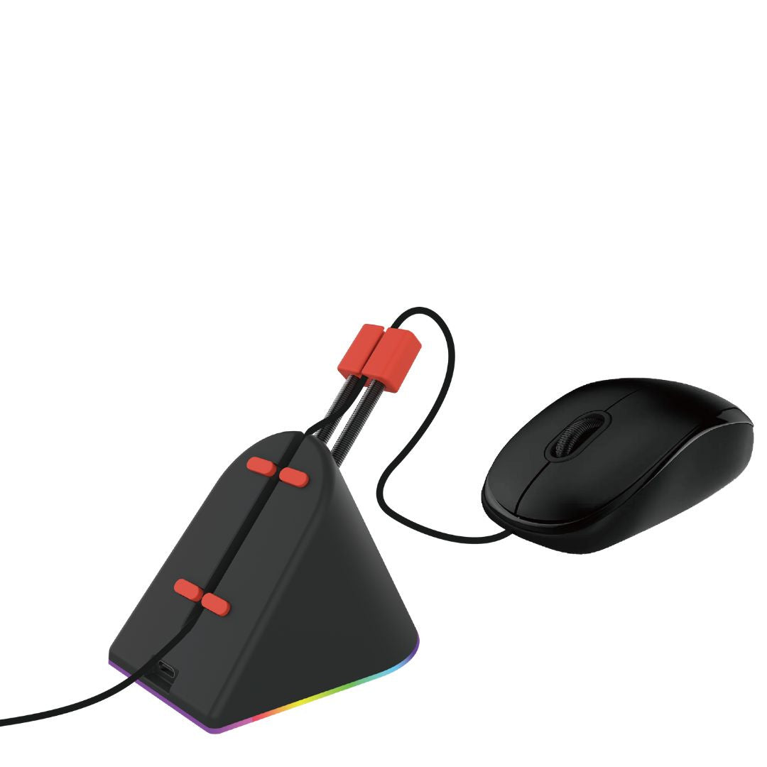 WE GAMIUM Bungee pour souris / Système de gestion de c ble pour souris - avec ré