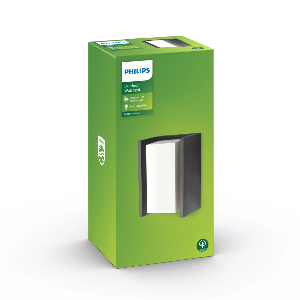 Applique murale Philips Bridge - Anthracite - 1x15W - LED