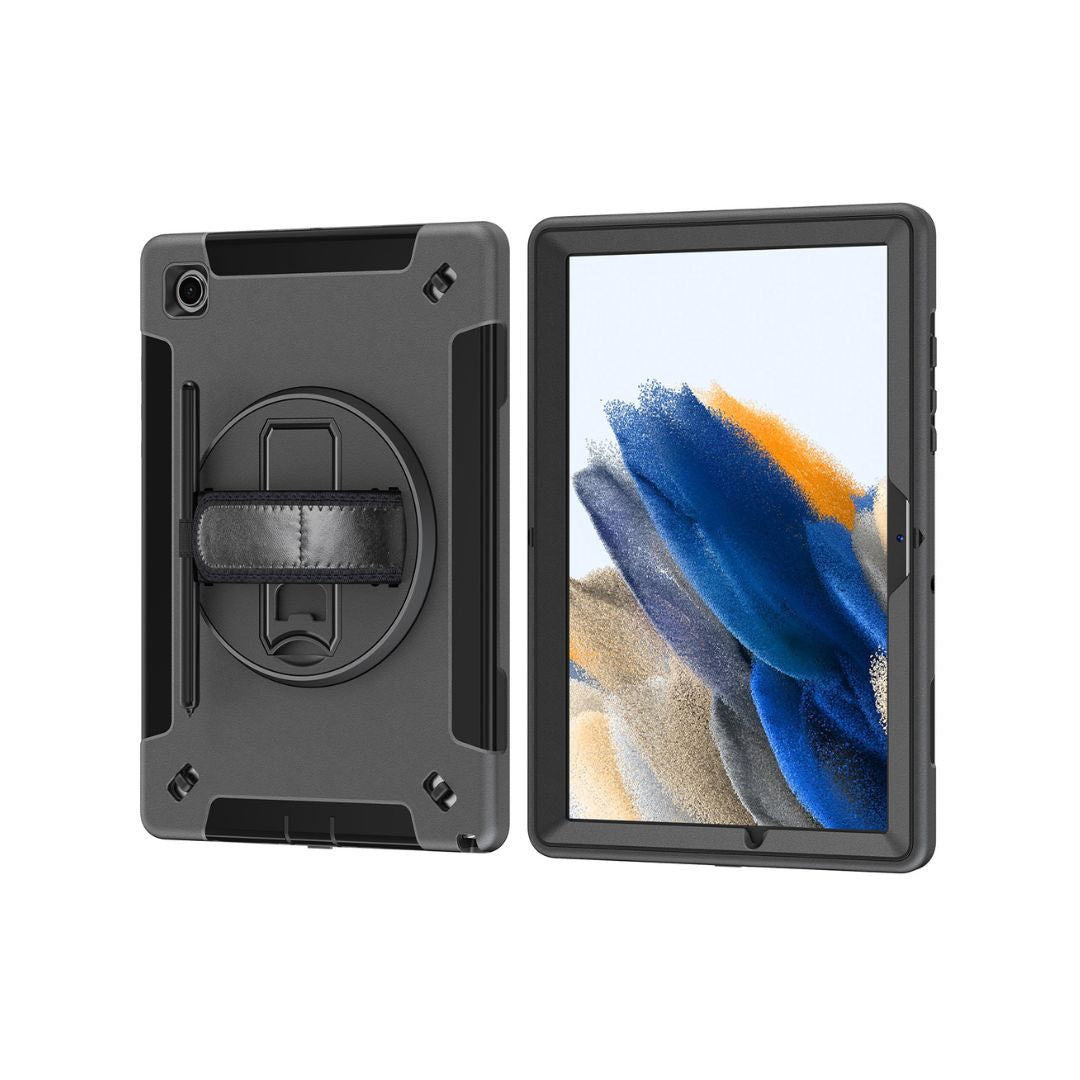 WE Etui antichocs pour Samsung Galaxy Tab A8 10.5 (2021) avec poignée rotative,