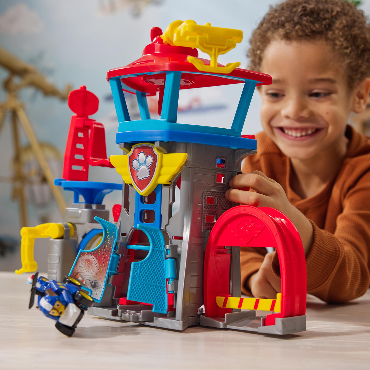 SPIN MASTER QUARTIER GENERAL AEROPORT PUP SQUAD AIR RESCUE La Pat' Patrouille
