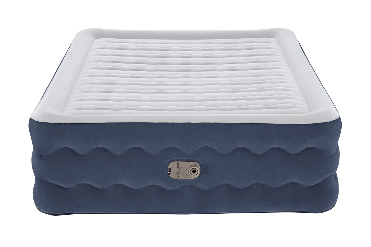 BESTWAY Bestway Lit gonflable 2 places TruLeisure pompe électrique intégrée 203x152x51cm