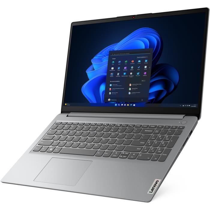 PC Portable LENOVO IdeaPad 1 15IGL7 | Windows 11 + 1 an Office - 15,6 FHD - Celeron N4500 - RAM 4 Go - Stockage 128Go - AZERTY