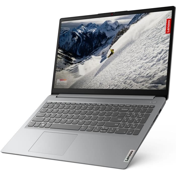 PC Portable LENOVO IdeaPad 1 15ALC7 | 15'' FHD IPS 250Nt - R7 5700U - RAM 16GO - SSD 512GO - Windows 11 - AZERTY