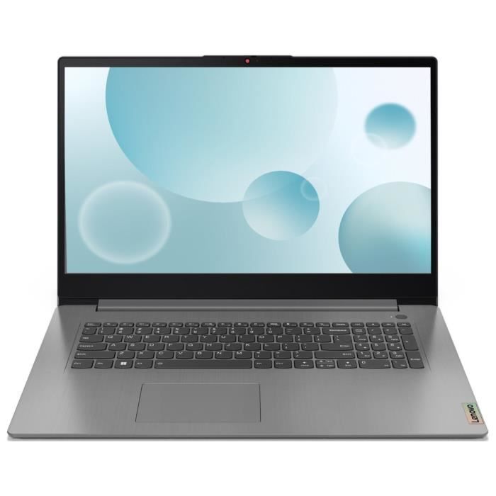PC Portable LENOVO IdeaPad 3 17IAU7 | Sans Windows - 17'' HD + - Core i5-1235U - RAM 8 Go - SSD 512 Go - AZERTY