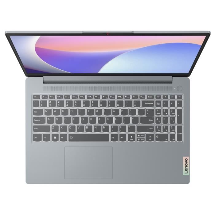 PC portable LENOVO IdeaPad Slim 3 15IAN8 | Windows 11 - 15 FHD - Intel N100 - RAM 4 Go - SSD 128 Go - AZERTY