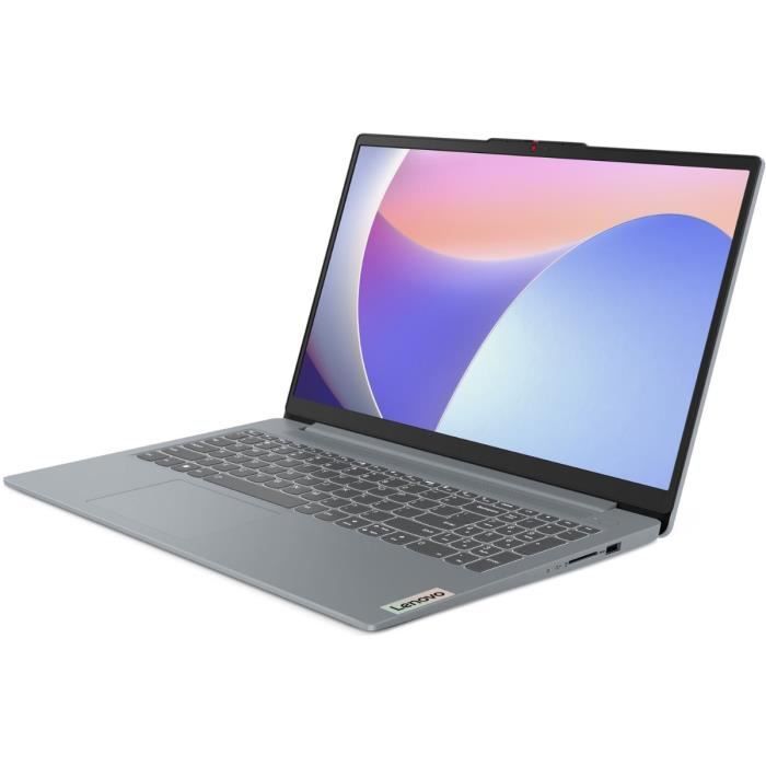 PC portable LENOVO IdeaPad Slim 3 15IAN8 | Windows 11 - 15 FHD - Intel N100 - RAM 4 Go - SSD 128 Go - AZERTY