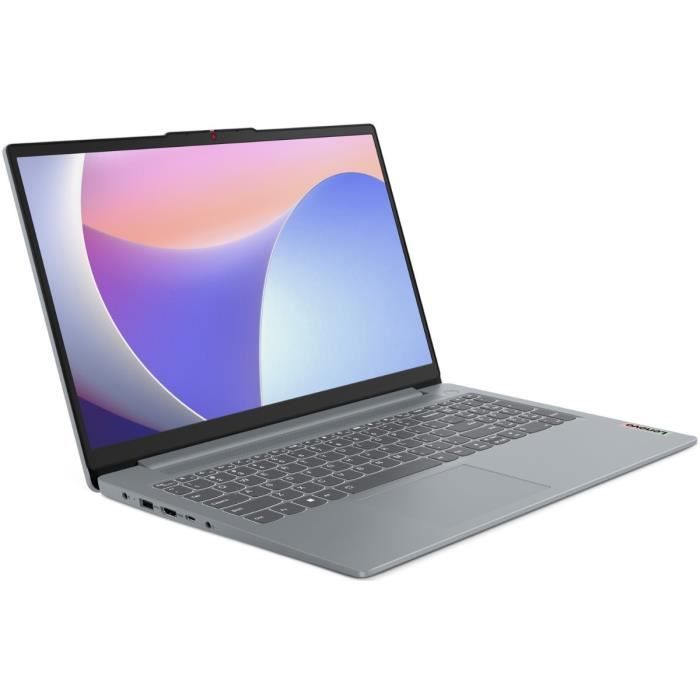 PC portable LENOVO IdeaPad Slim 3 15IAN8 | Windows 11 - 15 FHD - Intel N100 - RAM 4 Go - SSD 128 Go - AZERTY