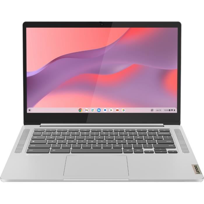 PC Portable Chromebook LENOVO IdeaPad Slim 3 14M868 | Chrome OS - 14'' FHD - MT8186 - RAM 4Go - Stockage 64Go - AZERTY