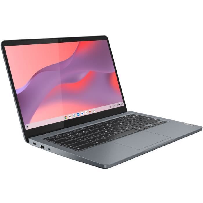 PC Portable Chromebook Plus LENOVO IdeaPad 3 14IAN8 | Chrome OS - 14'' FHD - Core i3-N305 - RAM 8Go - Stockage 128Go - AZERTY