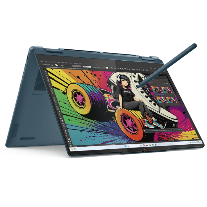 PC Portable LENOVO Yoga 7 2-in-1 14AKP10 | Windows 11 - 14'' OLED Tactile - Ryzen 7 AI 350 - Copilot+ - 16 Go - 512 Go - AZERTY