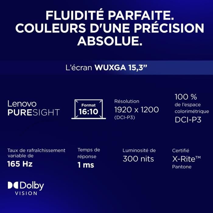 PC portable Gamer LENOVO Legion 5 15IRX10 | Windows 11 - 15,3 165hz IPS - Core i7-13650HX - RTX 5070 115W - 32 Go - 512 Go