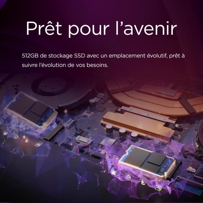 PC portable LENOVO IdeaPad Slim 3 15Q8X10 | 15,3 WUXGA IPS - Qualcomm Snapdragon X - 16 Go - 512 Go - Capot Aluminium - Copilot +