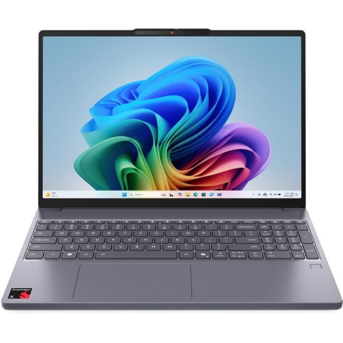 PC portable LENOVO IdeaPad Slim 3 15Q8X10 | Windows 11 - 15,3 WUXGA IPS - Snapdragon X X1-26-100 - RAM 16 Go - SSD 512 Go - AZERTY