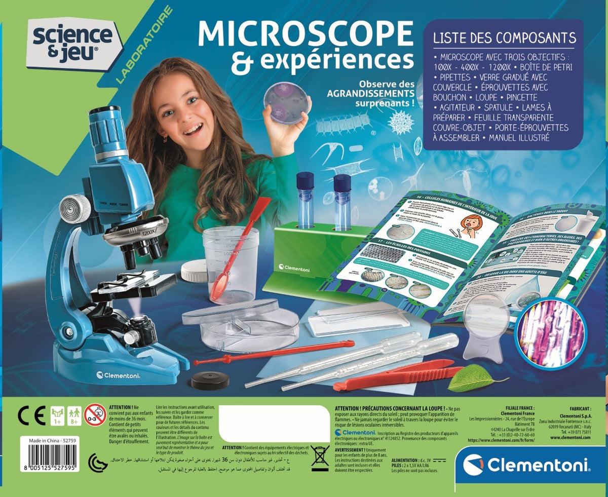 Microscope Super - Clementoni - Science & Jeu - Jeux Scientifiques