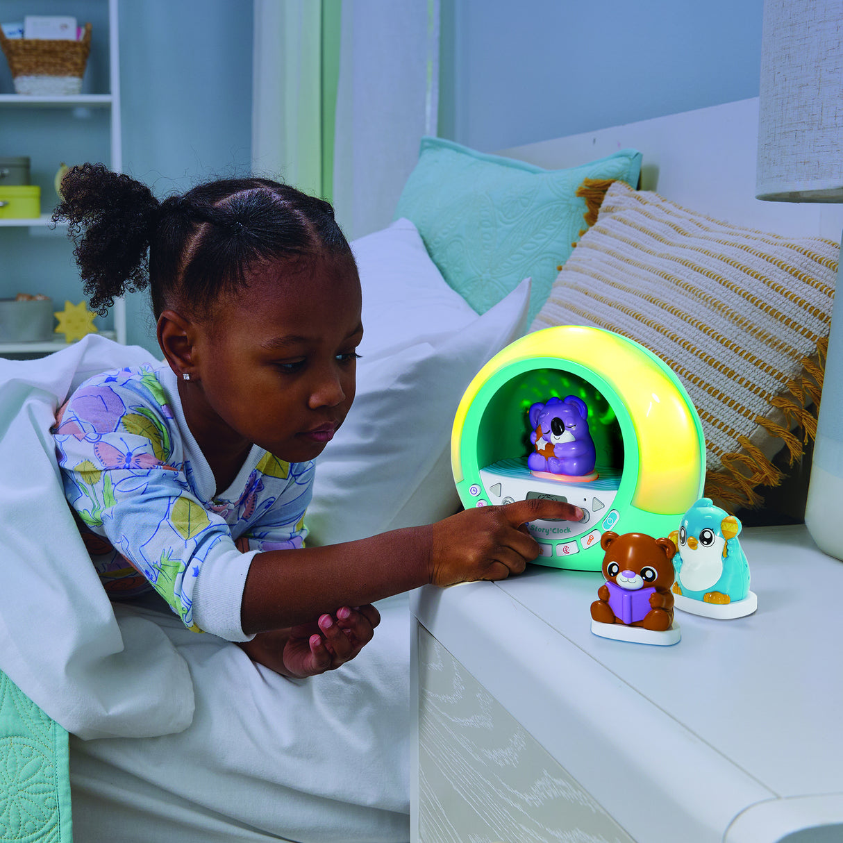 VTECH - STORY'CLOCK - MA CONTEUSE RÉVEIL - Bleu