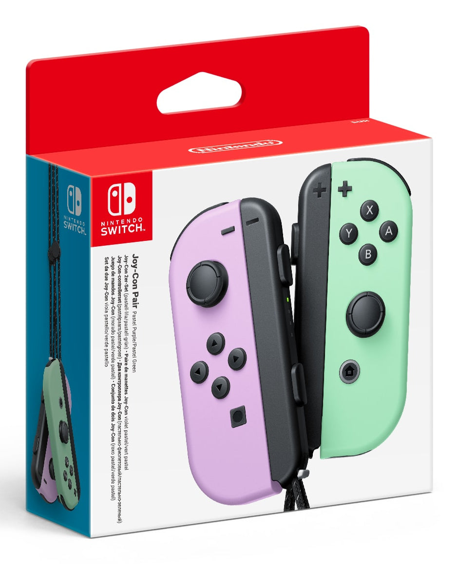 Paire de manettes Joy-Con Violet Pastel & Vert Pastel pour Nintendo Switch