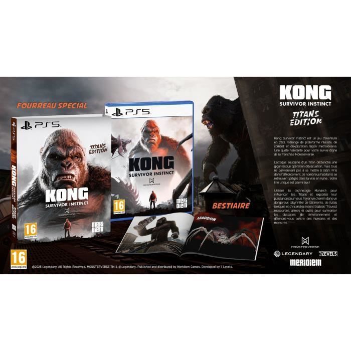 Kong : Survivor Instinct - Titans Edition - Jeu PS5