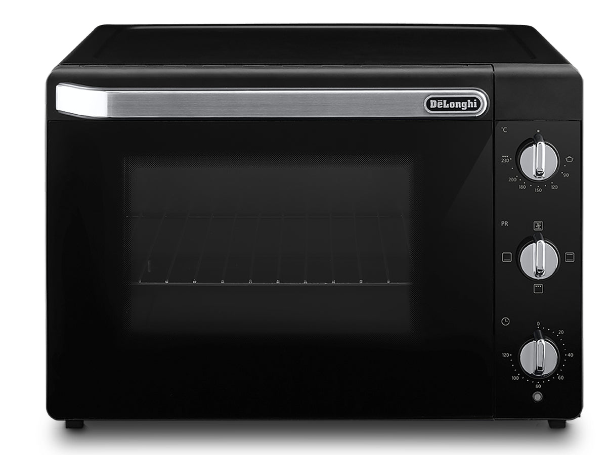 Mini-four - Chaleur tournante - DELONGHI - EO 40112.BK - Noir - Porte double vitrage - 40 L - 51,5 x 44 x 36 cm - 2000 W