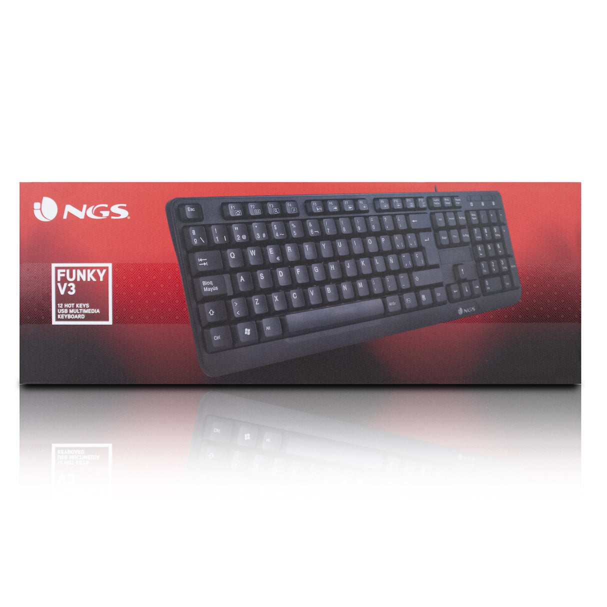 Clavier filaire NGS Funky V3 (Noir)