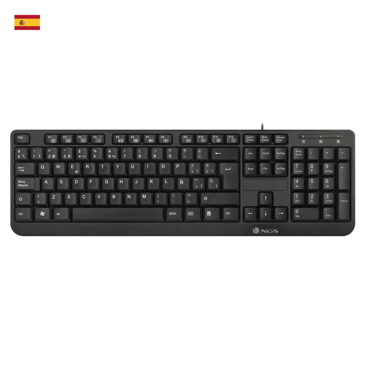 Clavier filaire NGS Funky V3 (Noir)